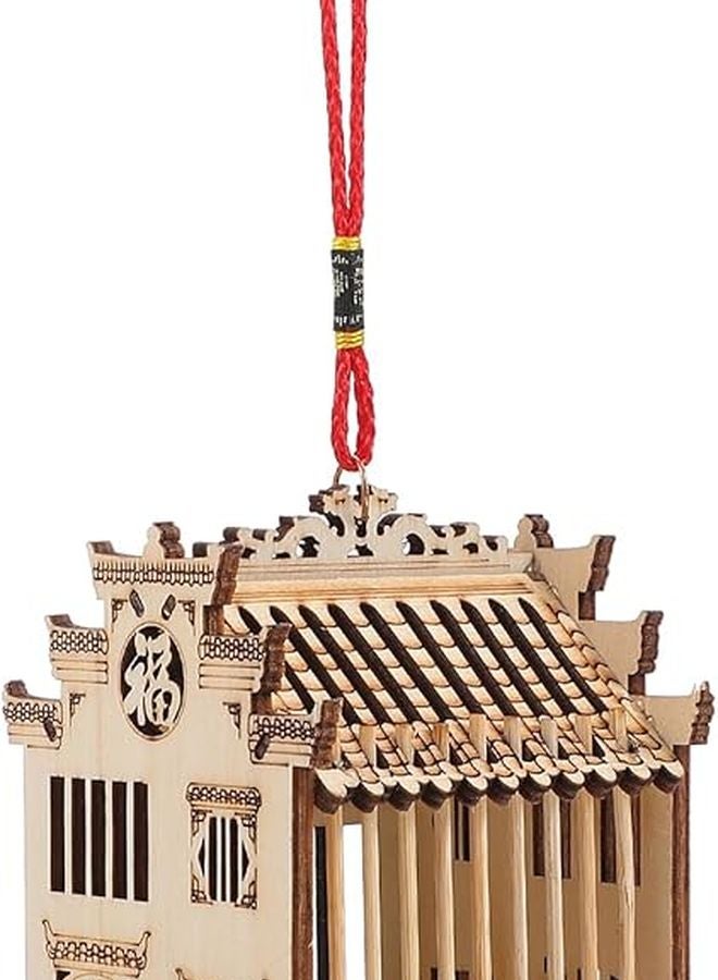 Brown Wooden Grasshopper Cricket Cage Reptile Feeding Box 11 7 5X7cm Storage Transport - Image 1